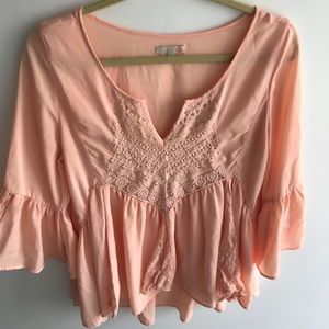 Light pink blouse